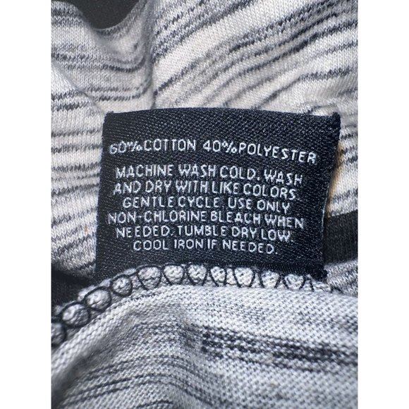 OT Revolution Shirt Mens Size XL Black Gray Heathered Stripe - Picture 5 of 6